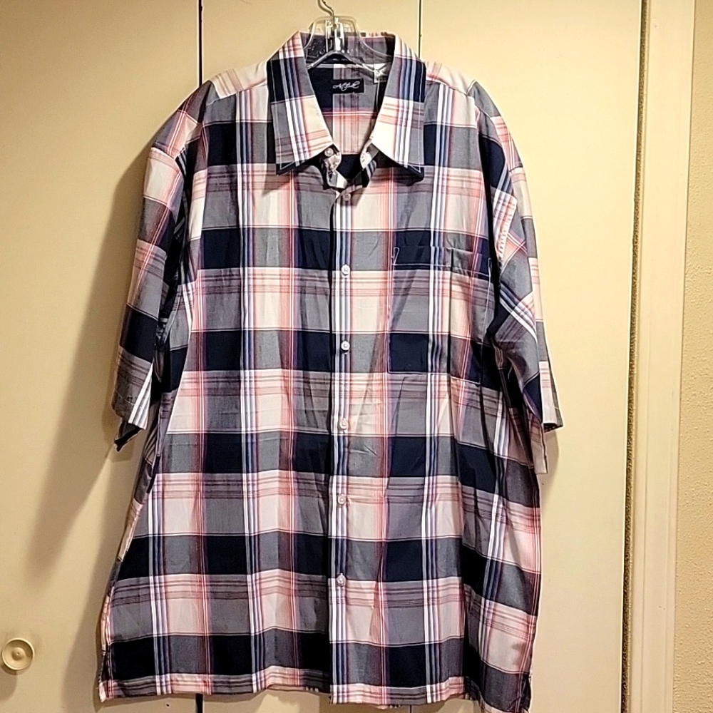 Big & Tall Men's Attitude Botton Down Shirt Size 3XLT